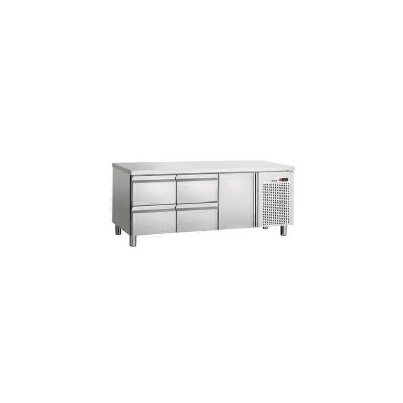 Refrigerated Table 1/1GN - 4 Drawers - 1 Door - 1 Shelf - Bartscher