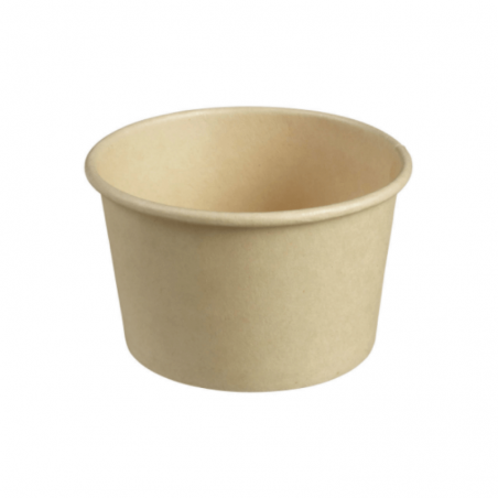 Bamboo Fiber Pot - Ø 95 mm - 230 ml - Eco-friendly - Pack of 50