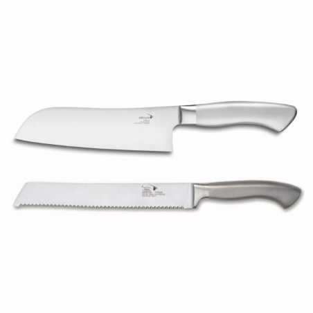 Set van Santoku + Broodmessen Deglon.