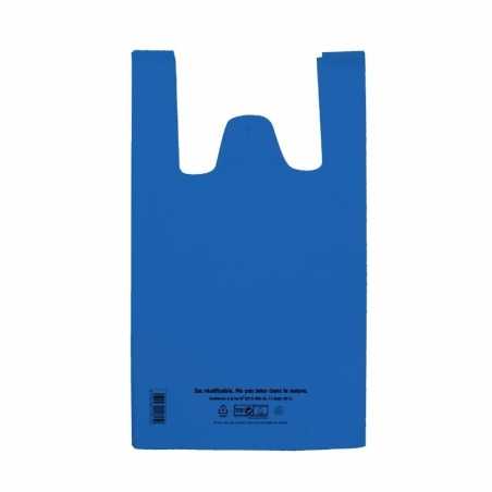 Sac à Bretelles Réutilisable Bleu - 12 L - Lot de 100