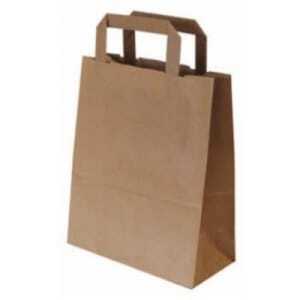 Kraft Tragetasche - 26 x 17 x 34 - Set von 50