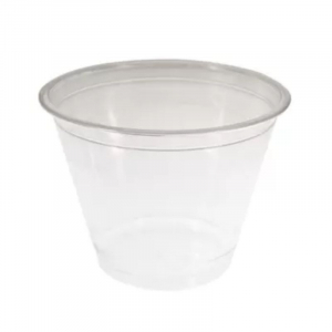 Plastic Transparent Pot - 270 ml - Pack of 50