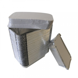 Aluminiumbakje met deksel "Combi Pack" - 1500 ml - Pak van 100