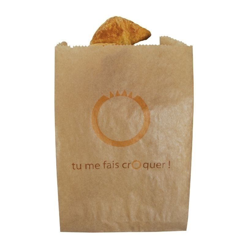 Sac Dessert "Tu Me Fais Croquer !" 140 x 70 - Ecoresponsable - Lot de 1000