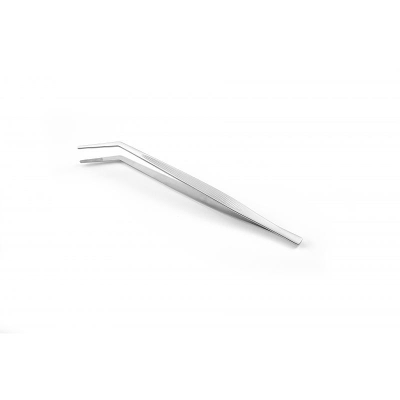 Curved Tongs HENDI - L 240mm: High-quality stainless steel serving utensil