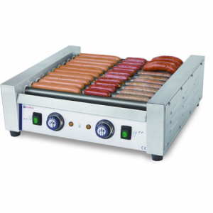 Rolling Grill for Sausages - 14 rollers
