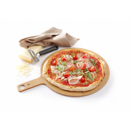 Pizzaplank met handvat - diameter van 254 mm