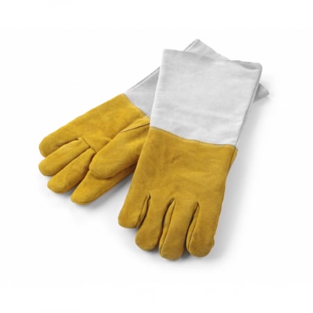 Hitzebeständige Lederhandschuhe - 2er-Set