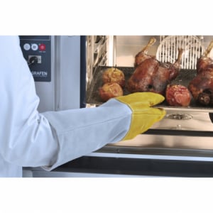 Hitzebeständige Lederhandschuhe - 2er-Set