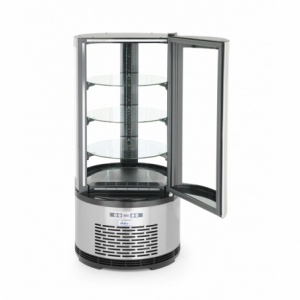 Round Pastry Display Case - 100 L