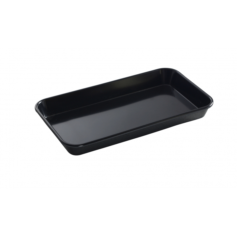 Black Meat Tray - 350 x 250 mm