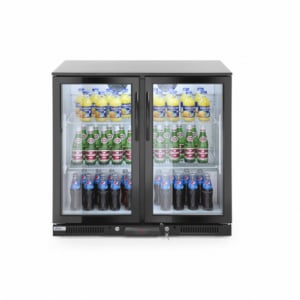 Doppeltüriger Rückkühlschrank - 180 L - Marke HENDI - Fourniresto