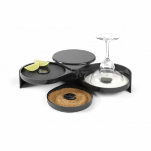 Glazen Rand Decorateur - 3 Niveaus + Hendi