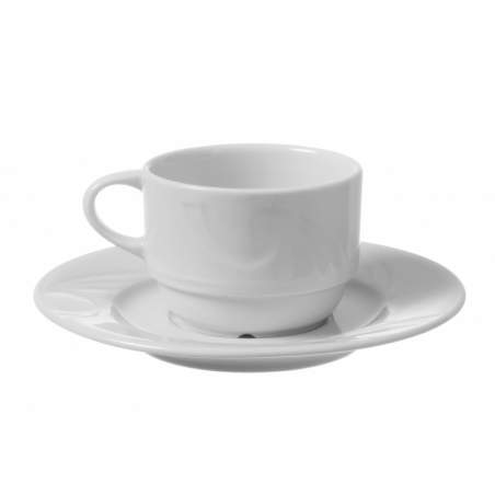 Untertasse für Kaffeetasse aus Porzellan Karizma - Durchmesser 145 mm