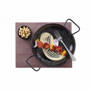 Enameled Paella Pan - 100 mm in Diameter