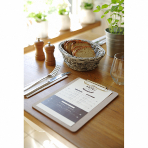 Beschermhoes voor menu - 185 x 245 mm