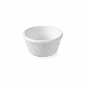 Geribbeld ramequin van melamine - 50 ml