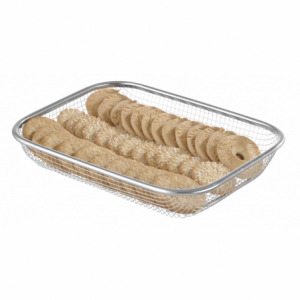Stainless Steel Service Basket - 310 x 125 mm