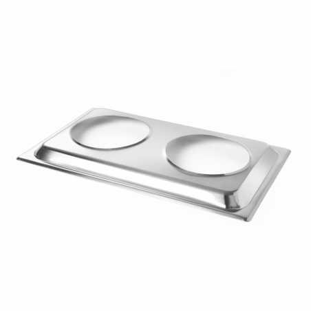 Ondersteuningsplateau voor 2 bain-marie bakken - Merk HENDI - Fourniresto