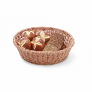 Round Brown Bread Basket - 400 mm in diameter
