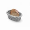 Black Oval Bread Basket - 320 x 230 mm