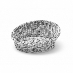 Round Grey Bread Basket - 310 mm in Diameter