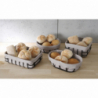 Square Bread Basket with Liner - 190 mm x 190 mm