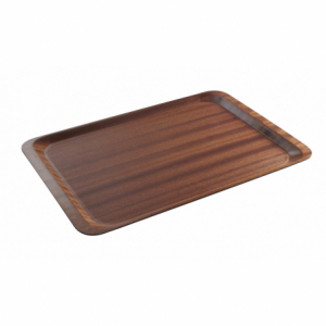 Houten rechthoekig dienblad - 430 x 330 mm - Merk HENDI - Fourniresto