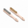 Set of brushes with brass and stainless steel bristles - 2 pieces - Brand HENDI - Fourniresto