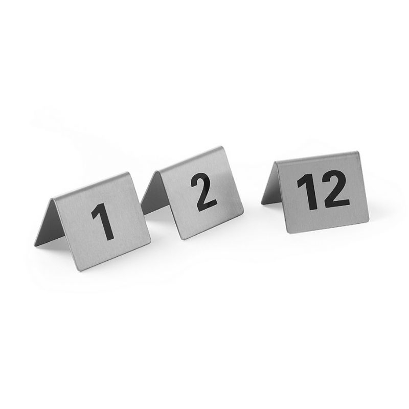 Numbered table easels - Brand HENDI - Fourniresto