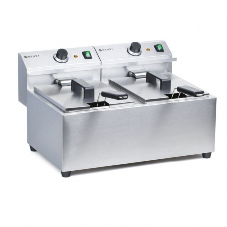 Friteuse Mastercook - 2 x 8 L - Marke HENDI - Fourniresto