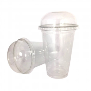 Beker Crystal Shaker van PET - 400 ml - Set van 50 - FourniResto