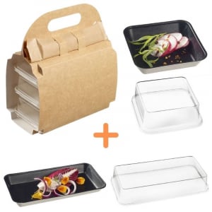 Pack Valisette with Black Canopy Plates - 150 Kits