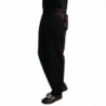 Mixed Easyfit Black Teflon Treated Kitchen Pants - Size S - Whites Chefs Clothing - Fourniresto