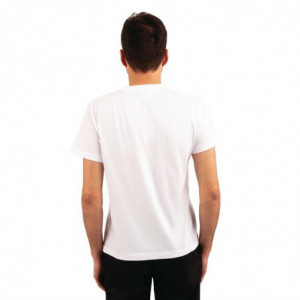 Unisex White T-shirt - Size L - FourniResto - Fourniresto