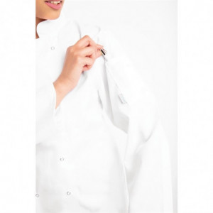 Koksbuis Unisex Wit Met Lange Mouwen Vegas - Maat L - Whites Chefs Clothing - Fourniresto