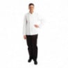 Witte unisex koksbuis met lange mouwen Vegas - Maat M - Whites Chefs Clothing - Fourniresto