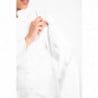 Witte unisex koksbuis met lange mouwen Vegas - Maat M - Whites Chefs Clothing - Fourniresto