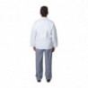 Witte unisex koksbuis met lange mouwen Vegas - Maat S - Whites Chefs Clothing - Fourniresto