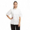 Weiße Unisex-Kochjacke mit kurzen Ärmeln Vegas - Größe XXL - Whites Chefs Clothing - Fourniresto
