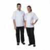 Witte uniseks korte mouwen Vegas keukenjas - maat XXL - Whites Chefs Clothing - Fourniresto