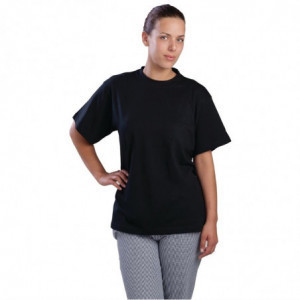 T-shirt Unisex Zwart - Maat L - FourniResto - Fourniresto