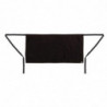 Schort voor korte zwarte serveerster van polycotton 750 x 373 mm - Chef Works - Fourniresto
