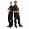 Schwarze Unisex-Kochjacke mit kurzen Ärmeln Vegas - Größe XS - Whites Chefs Clothing - Fourniresto