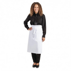 Standaard wit schort 914 x 762 mm - Whites Chefs Clothing - Fourniresto