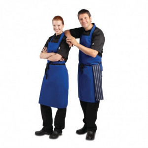 Tabier Bavette Bleu Roi 710 X 970 Mm - Whites Chefs Clothing - Fourniresto