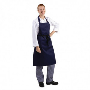 Schort Bavette Marineblauw 710 x 970 mm - Whites Chefs Clothing - Fourniresto