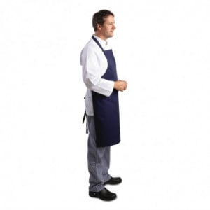 Schort Bavette Marineblauw 710 x 970 mm - Whites Chefs Clothing - Fourniresto