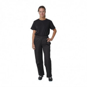 Pantalon De Cuisine Mixte Noir Vegas - Taille M - Whites Chefs Clothing - Fourniresto