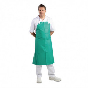 Tafelkleed met waterafstotende en zeer resistente groene Bavette 1070 x 910 mm - Whites Chefs Clothing - Fourniresto